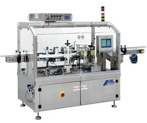 máquina de etiquetado automática / para botellas / lineal / wraparound