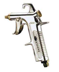pistola de aire de aluminio / boquilla recta / de peso ligero