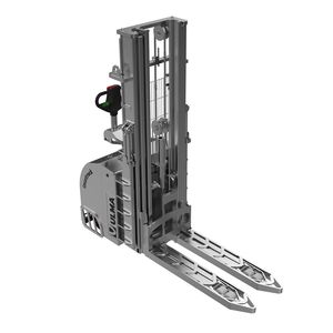 apiladora eléctrica / para conductor de pie / de acero inoxidable