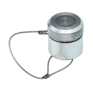 tapón redondo / roscado / de acero / de protección