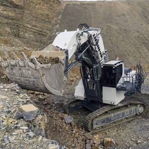 excavadora de dimensión grande / de cadenas / diésel / Tier 4 provisional