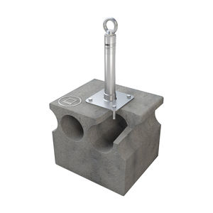 anclaje anticaída de acero inoxidable / para estructura de hormigón armado