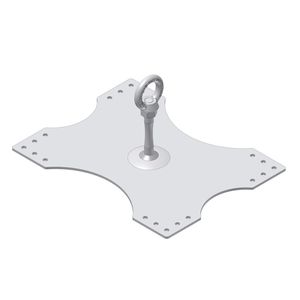 anclaje anticaída de acero inoxidable / para techado / para acero