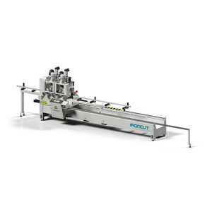 tronzadora doble cabezal para metales / para plástico / para madera / CNC