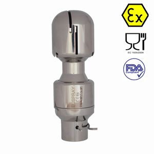 boquilla de limpieza / de lavado / para líquido / de acero inoxidable