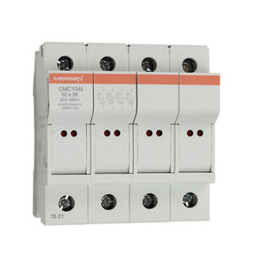 portafusible cilíndrico / en riel DIN / compacto / IEC
