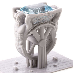 resina para impresora 3D de polímero / gris / industrial