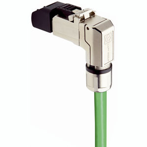 conector de datos / RJ45 / de ángulo recto / de categoría 6a