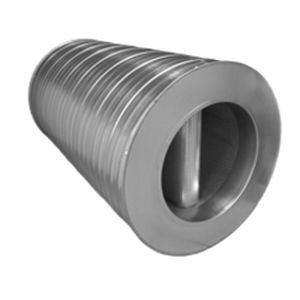 silenciador para la ventilación / para conducto circular / de aluminio / de acero inoxidable