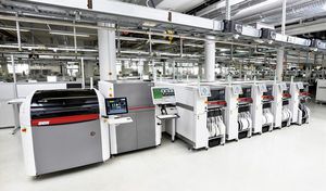 máquina de inserción para componentes electrónicos / modular