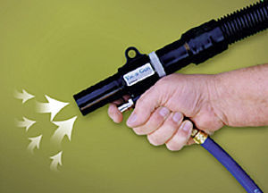 pistola de aire de aspiración