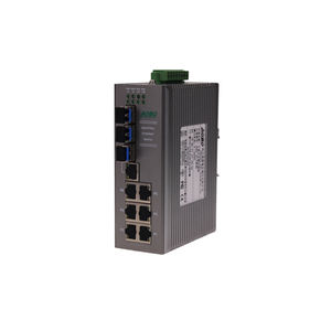 conmutador Ethernet administrable / 10 puertos / Gigabit Ethernet / en riel DIN