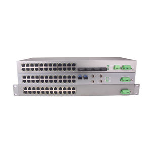 conmutador Ethernet administrable / 24 puertos / de fibras ópticas / Gigabit Ethernet