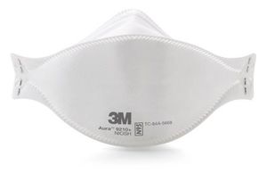 máscara respiratoria / contra partícula / ligera / desechable