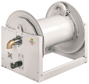 enrollador de tubo / con motor hidráulico / fijo / abierto