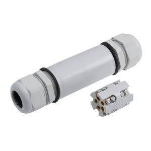 conector para cable eléctrico / circular / de tornillo / de poliamida