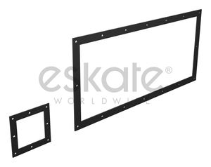 brida de acero inoxidable / cuadrada / rectangular