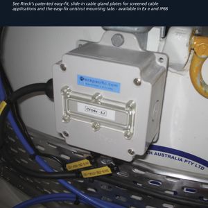 caja de conexiones de pared / a prueba de choques / ATEX / de plástico reforzado con fibra de vidrio