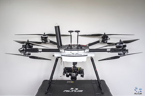 UAV de ocho rotores / para toma de fotografías aéreas / de inspección / de fibra de carbono