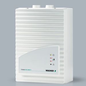 detector de incendios / de humo / con aspiración / de seguridad