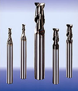fresa monobloque / para aluminio / para aleación ligera / de cono cilíndrico