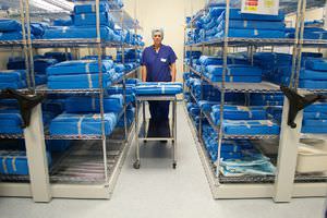estantería móvil / para archivo / compacta