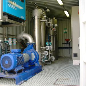 microplanta para tratamiento de aguas residuales biológica / compacta / compacta