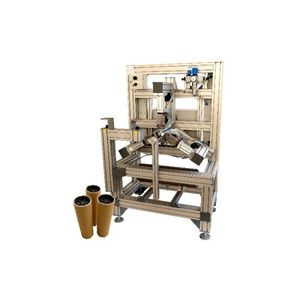 máquina de grapar neumática / para cajas de cartón / de 3 cabezales / automática