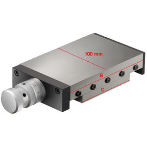 mesa de posicionamiento lineal / manual / 1 eje / de alta precisión