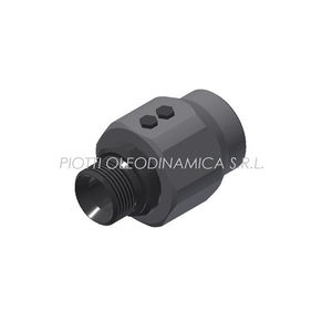 racor giratorio para gas / de pasos múltiplos / hidráulico