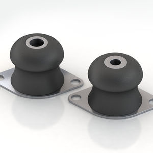 amortiguador de vibración / neumático / para máquina / de elastómero