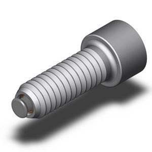 tornillo de cabeza cilíndrica / con hueco hexagonal / de acero inoxidable / con bola orientable