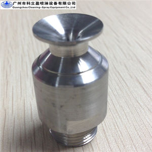 boquilla de pulverización / para líquido / de cono lleno / de acero inoxidable