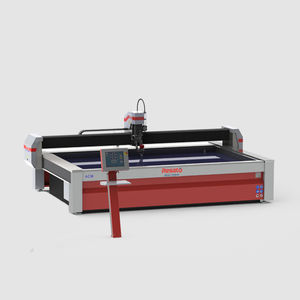 máquina de corte con chorro de agua abrasivo / de precisión / tipo puente / 2 ejes