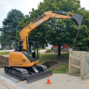 excavadora hidráulica mediana / con orugas / Tier 4 final / para obra de construcción