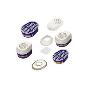 filtro de gas / de tamiz / para máscara respiratoria