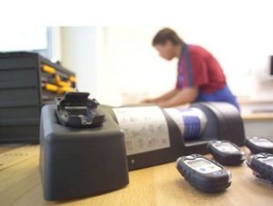 estación de "bump test" y calibración para detector de gas