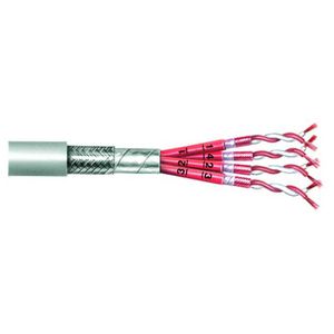 cable óptico de datos / blindado / de gran flexibilidad / con aslamiento de PVC