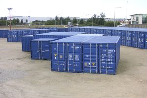 container de metal / de transporte