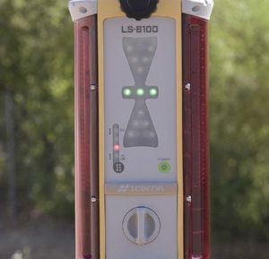 receptor láser para el posicionamiento de maquinaria de construcción