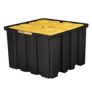 caja-palé de polietileno / para productos químicos / para almacenamiento / de protección