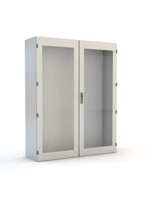 armario eléctrico / de almacenamiento / con puerta transparente / de puerta simple