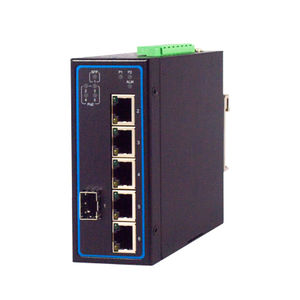 conmutador Ethernet no administrable / 6 puertos / gigabit / en riel DIN