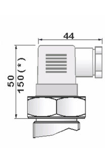 sensor de nivel con potenciómetro / de flotador magnético / para líquido / 4-20 mA