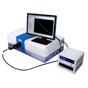 espectrofluorómetro para medición de tiempo de vida de fluorescencia
