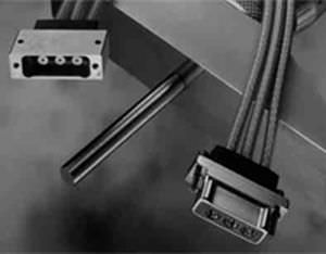 conector para tarjeta electrónica / coaxial / rectangular