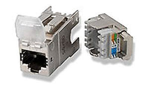 conector eléctrico / cuadrado / jack / modular
