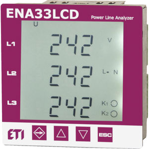 analizador de red eléctrica / de tensión / de factor de potencia / de armónico