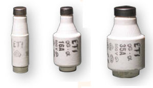fusible tipo D / clase gG / de baja tensión