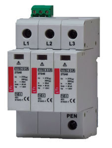 protector de sobretensión de tipo 2 / en riel DIN
